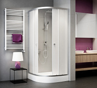 Zuhanykabin tálca nélkül, matt ü...